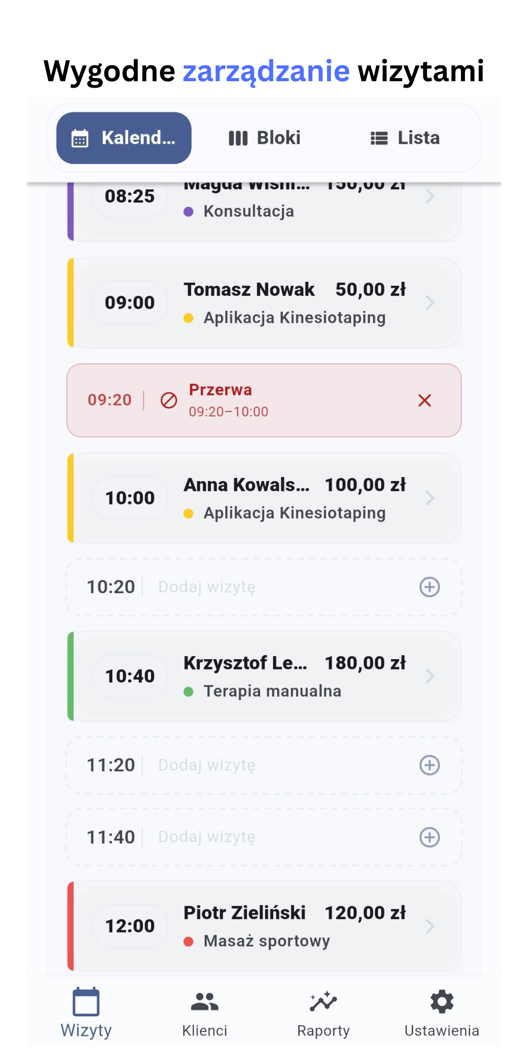 Zrzut ekranu aplikacji 2